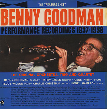 PERFORMANCE RECORDINGS 1937-1938, Benny Goodman