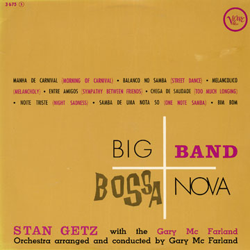 Big Band Bossa Nova,Stan Getz