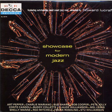 showcase for modern jazz,Howard Lucraft , Charlie Mariano , Art Pepper