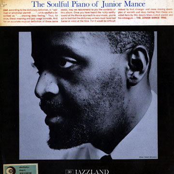 The Soulful Piano of Junior Mance,Junior Mance