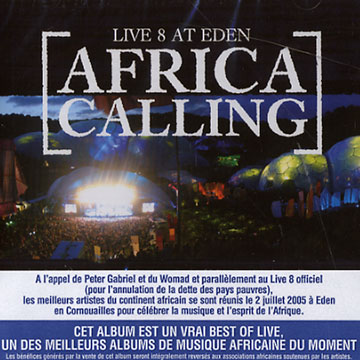 Live 8 at Eden : Africa calling,  Various Artists