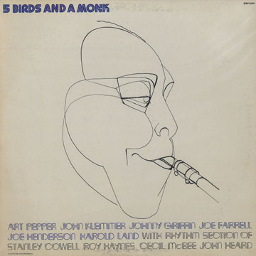 5 Birds and a Monk,Joe Farrell , Johnny Griffin , Joe Henderson , John Klemmer , Harold Land , Art Pepper