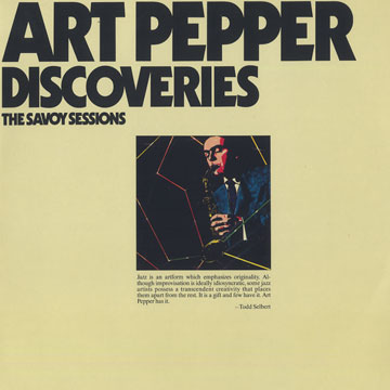 Discoveries - The Savoy Sessions,Art Pepper
