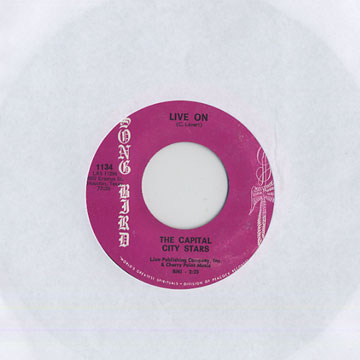 Live on / He'll never let go your hand, The Capital City Stars