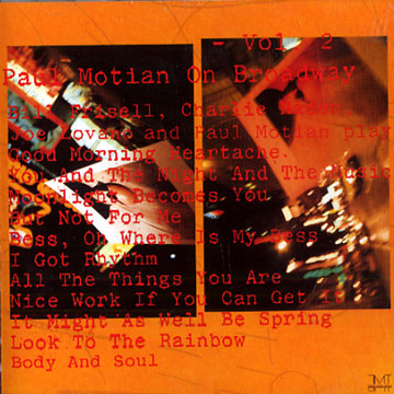 On Broadway, Vol. II,Paul Motian