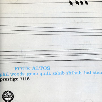 Four altos,Gene Quill , Sahib Shihab , Hal Stein , Phil Woods