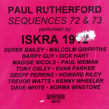 Sequences 72 & 73,Paul Rutherford