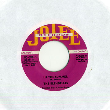 In the summer / La, la the magic song, The Blendelles