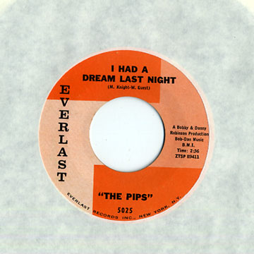 Hapiness ( is the light of love ) / I had a dream last night, The Pips