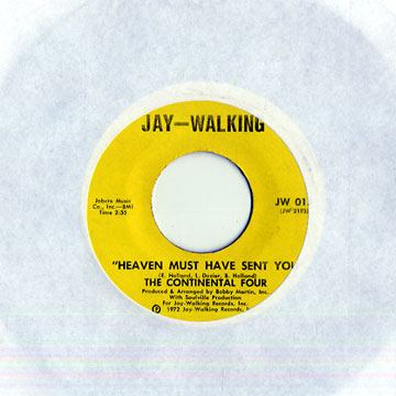 Running away ( from love ) /  Heaven must have sent you, The Continental Four