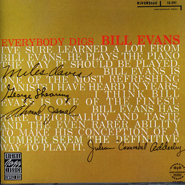 everybody digs,Bill Evans