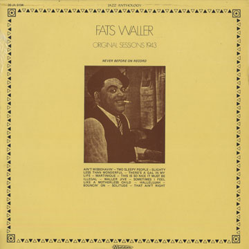 Original Sessions 1943,Fats Waller