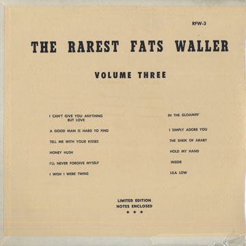 The Rarest Fats Waller -  vol. 2,Fats Waller