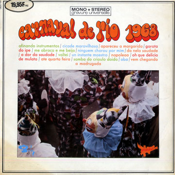 Carnaval de Rio 1968, Various Artists