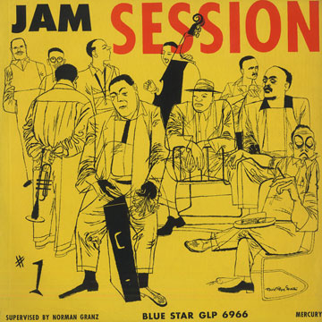 Jam session n1,Ray Brown , Benny Carter , J - C Heard , Johnny Hodges , Barney Kessel , Charlie Parker , Oscar Peterson , Flip Phillips , Charlie Shavers , Ben Webster